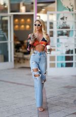 EMMA HERNAN Out with Her Dog in Los Angeles 03/20/2025