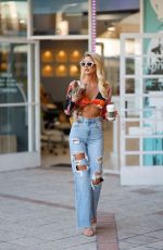 EMMA HERNAN Out with Her Dog in Los Angeles 03/20/2025