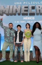 EMMA MYERS at A Minecraft Movie Photocall at St. Regis Hotel in Mexico City 03/21/2025
