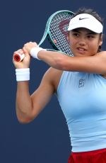 EMMA RADUCANU at Fourth Round of Miami Open in Miami Gardens 03/24/2025