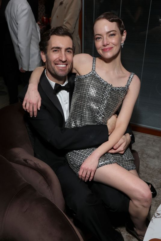 EMMA STONE at 2025 Vanity Fair Oscar Party in Beverly Hills 03/02/2025