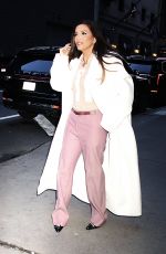 EVA LONGORIA Arrives at Good Morning America 03/18/2025