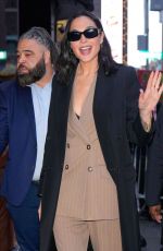 GAL GADOT Arrives at Good Morning America Studios in New York City 03/10/2025