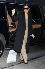 GAL GADOT Arrives at Good Morning America Studios in New York City 03/10/2025