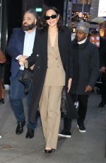 GAL GADOT Arrives at Good Morning America Studios in New York City 03/10/2025