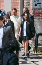 GAL GADOT Leaves Jimmy Kimmel Live in Los Angeles 03/18/2025