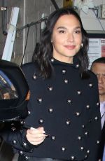 GAL GADOT Leaves Live with Kelly and Mark in New York 03/10/2025