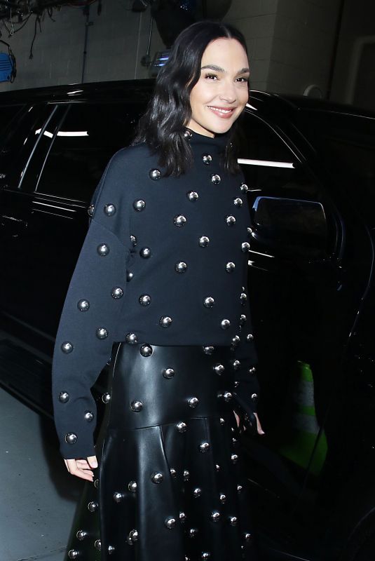 GAL GADOT Leaves Live with Kelly and Mark in New York 03/10/2025