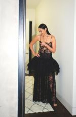GAL GADOT Prepares for Snow White Premiere in Hollywood 03/15/2025