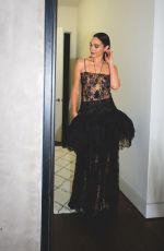 GAL GADOT Prepares for Snow White Premiere in Hollywood 03/15/2025