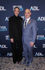 GAL GADOT Receives International Leadership Award at ADL Never is Now Summit in New York City 03/04/2025