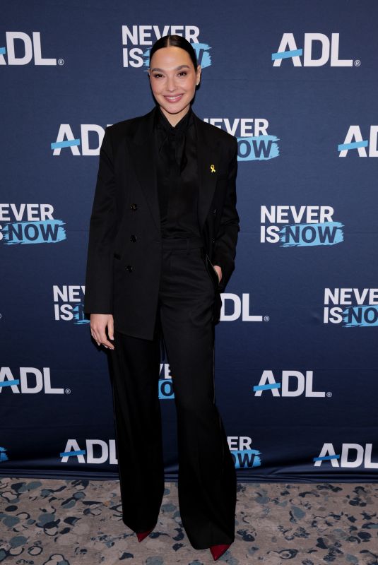 GAL GADOT Receives International Leadership Award at ADL Never is Now Summit in New York City 03/04/2025