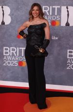 GEMMA ATKINSON at 2025 BRIT Awards in London 03/01/2025