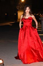 GEMMA CHAN at Le Grand Diner du Louvre in Paris 03/04/2025