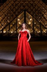 GEMMA CHAN at Le Grand Diner du Louvre in Paris 03/04/2025