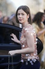 GEORGINA AMOROS Arrives at Rabanne Womenswear Fall/Winter 2025-2026 Show in Paris 03/06/2025