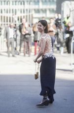 GEORGINA AMOROS Arrives at Rabanne Womenswear Fall/Winter 2025-2026 Show in Paris 03/06/2025
