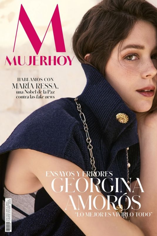 GEORGINA AMOROS on the Cover of Mujer Hoy, April 2025
