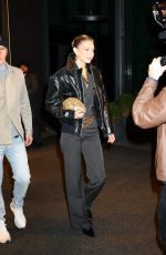 GIGI HADID Arrives at Rabanne Million Gold for Her Launch Party in New York City 03/13/2025