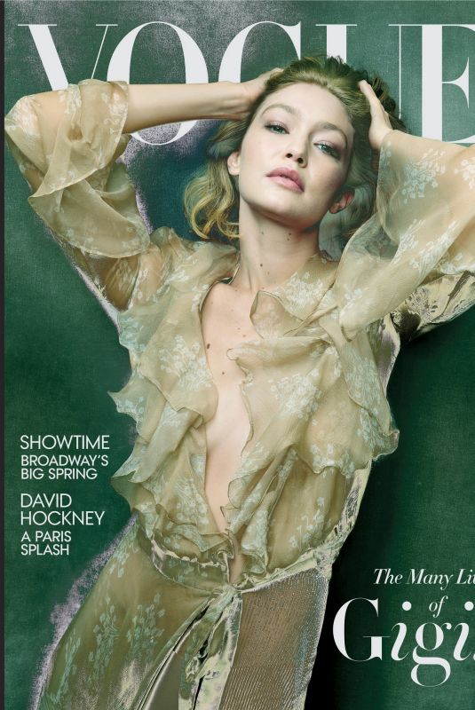 GIGI HADID in Vogue, April 2025