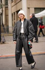 GIGI HADID Out for Another PFW Event in Paris 03/11/2025