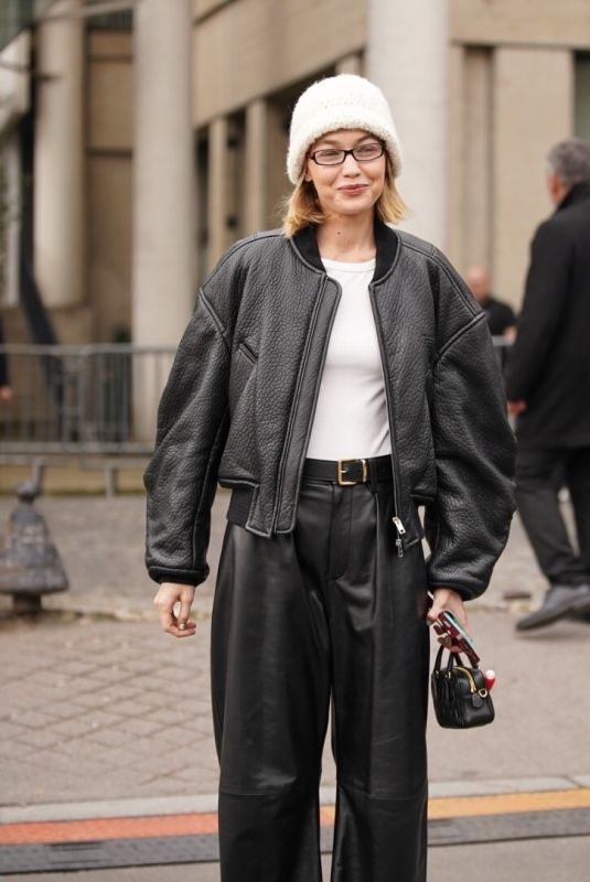 GIGI HADID Out for Another PFW Event in Paris 03/11/2025