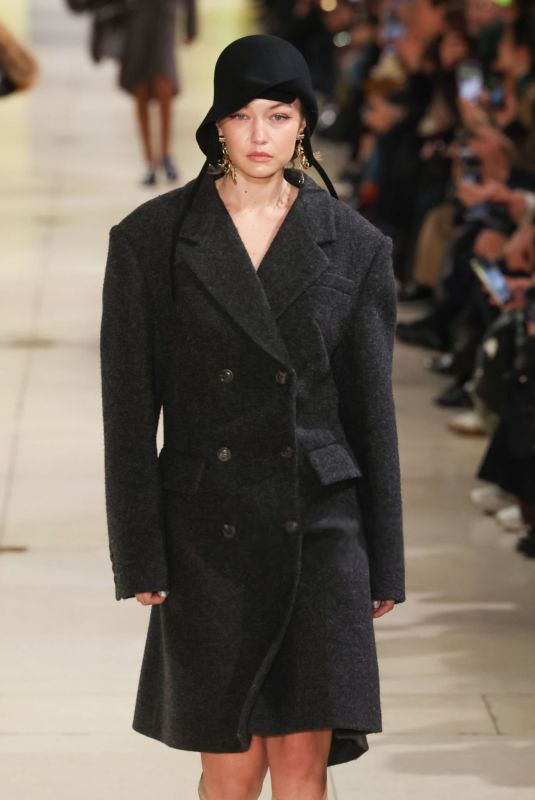 GIGI HADID Walks Runway at Miu Miu Fall Winter 2025/2026 Show in Paris 03/11/2025