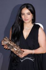 HAFSIA HERZI Winner of Best Actress Cesar Award at 50th Cesar Film Awards in Paris 02/28/2025