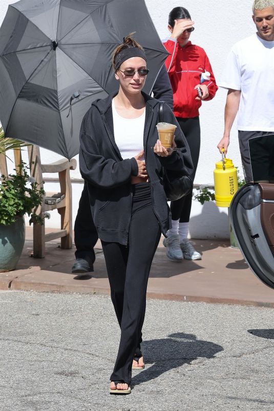 HAILEY BIEBER Leaves Forma Pilates in Beverly Hills 03/29/2025
