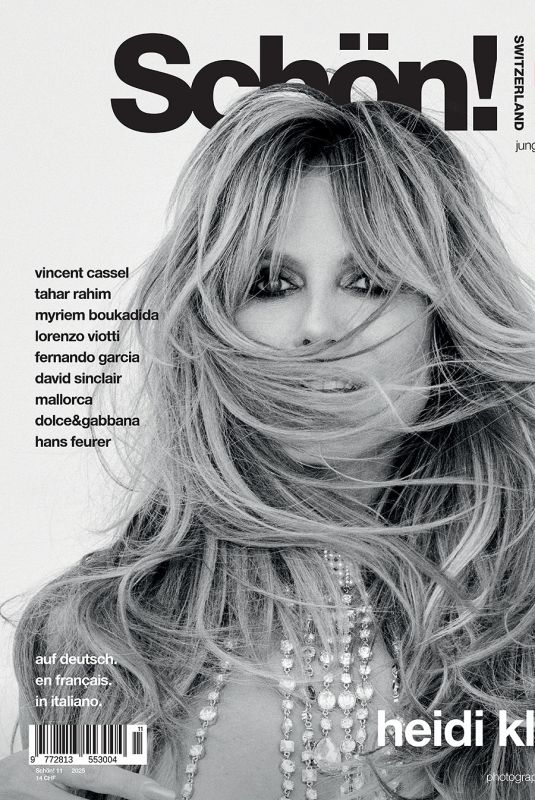 HEIDI KLUM in Schon Magazine Switzerland, 2025 Issue 11