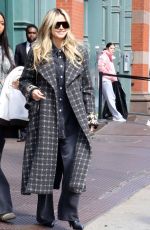 HEIDI KLUM Out and About in New York City 03/26/2025