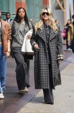 HEIDI KLUM Out and About in New York City 03/26/2025