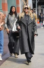 HEIDI KLUM Out and About in New York City 03/26/2025