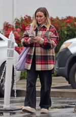 HILARY DUFF Out Running Errands in Studio City 03/14/2025