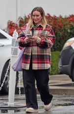 HILARY DUFF Out Running Errands in Studio City 03/14/2025
