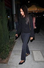 JASMINE TOOKES Out for Dinner at Alba Restaurant in West Hollywood 02/28/2025