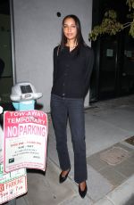JASMINE TOOKES Out for Dinner at Alba Restaurant in West Hollywood 02/28/2025