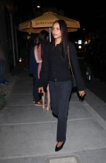 JASMINE TOOKES Out for Dinner at Alba Restaurant in West Hollywood 02/28/2025