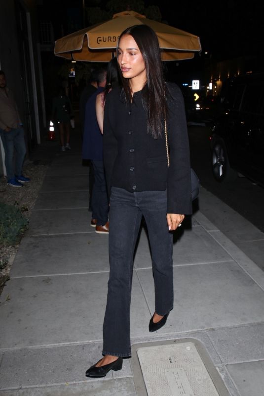 JASMINE TOOKES Out for Dinner at Alba Restaurant in West Hollywood 02/28/2025