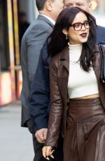 JENNA ORTEGA Arrives at Late Show With Stephen Colbert in New York 03/12/2025