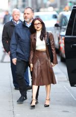 JENNA ORTEGA Arrives at Late Show With Stephen Colbert in New York 03/12/2025