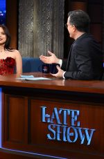 JENNA ORTEGA at Late Show With Stephen Colbert in New York 03/25/2025