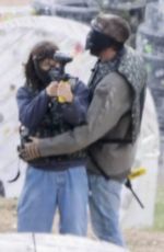 JENNIFER GARNER and Ben Affleck Enjoying a Paintball Day 03/02/2025