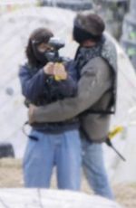 JENNIFER GARNER and Ben Affleck Enjoying a Paintball Day 03/02/2025