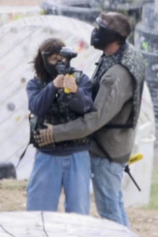 JENNIFER GARNER and Ben Affleck Enjoying a Paintball Day 03/02/2025