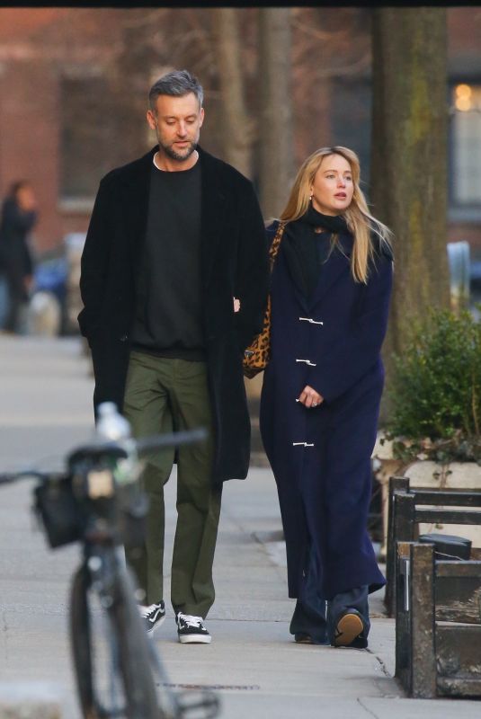 JENNIFER LAWRENCE and Cooke Maroney Out for First Time Since Giving Birth to Her Second Child in New York City 03/16/2025