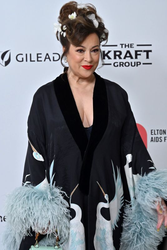 JENNIFER TILLY at Elton John AIDS Foundation’s 33rd Annual Academy Awards Viewing Party in West Hollywood 03/02/2025