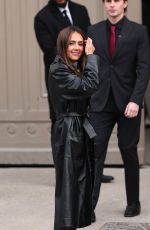 JESSICA ALBA Arrives at Chanel Womenswear F/W 25/26 Show at Paris Fashion Week 03/11/2025
