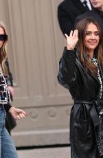 JESSICA ALBA Arrives at Chanel Womenswear F/W 25/26 Show at Paris Fashion Week 03/11/2025