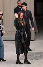 JESSICA ALBA Arrives at Chanel Womenswear F/W 25/26 Show at Paris Fashion Week 03/11/2025